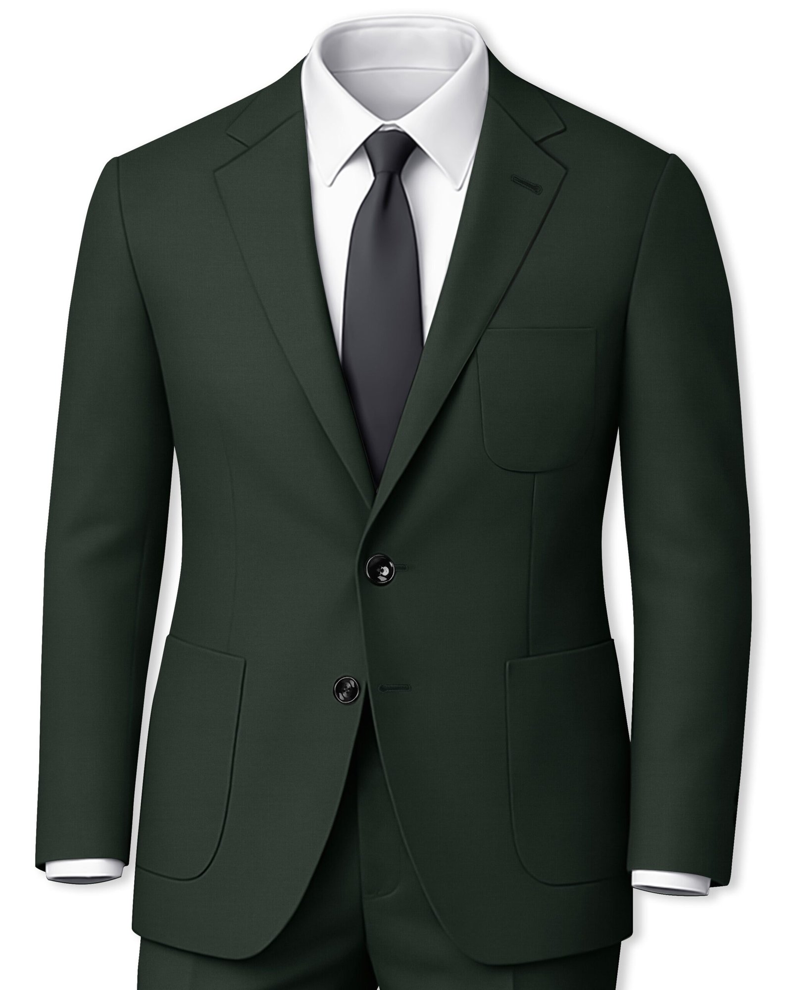 Virenza-Rangoon Green Solid Premium Cotton Single Breasted Sports Suit