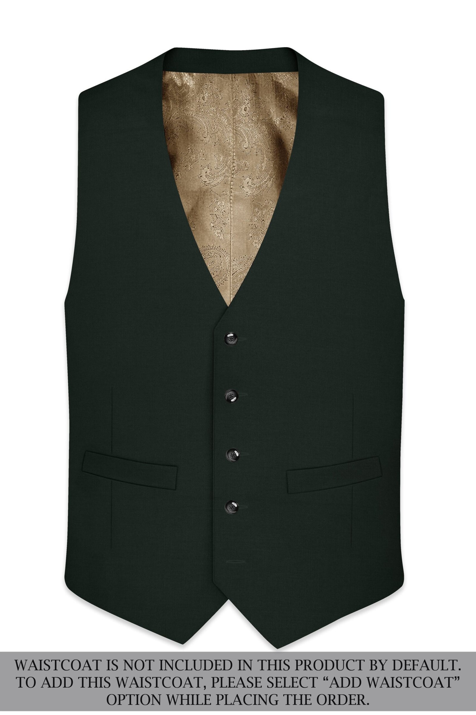 Virenza-Rangoon Green Solid Premium Cotton Single Breasted Sports Suit:圖片 16