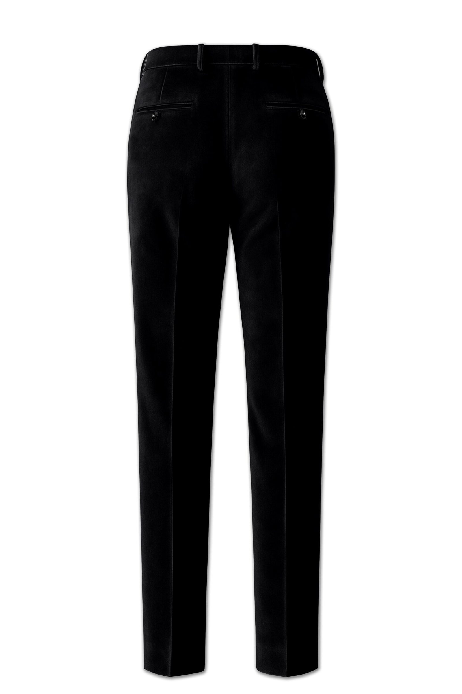 Jadevel-Jade Black With Blue Lepal Velvet Peak Lapel Tuxedo Suit:圖片 15